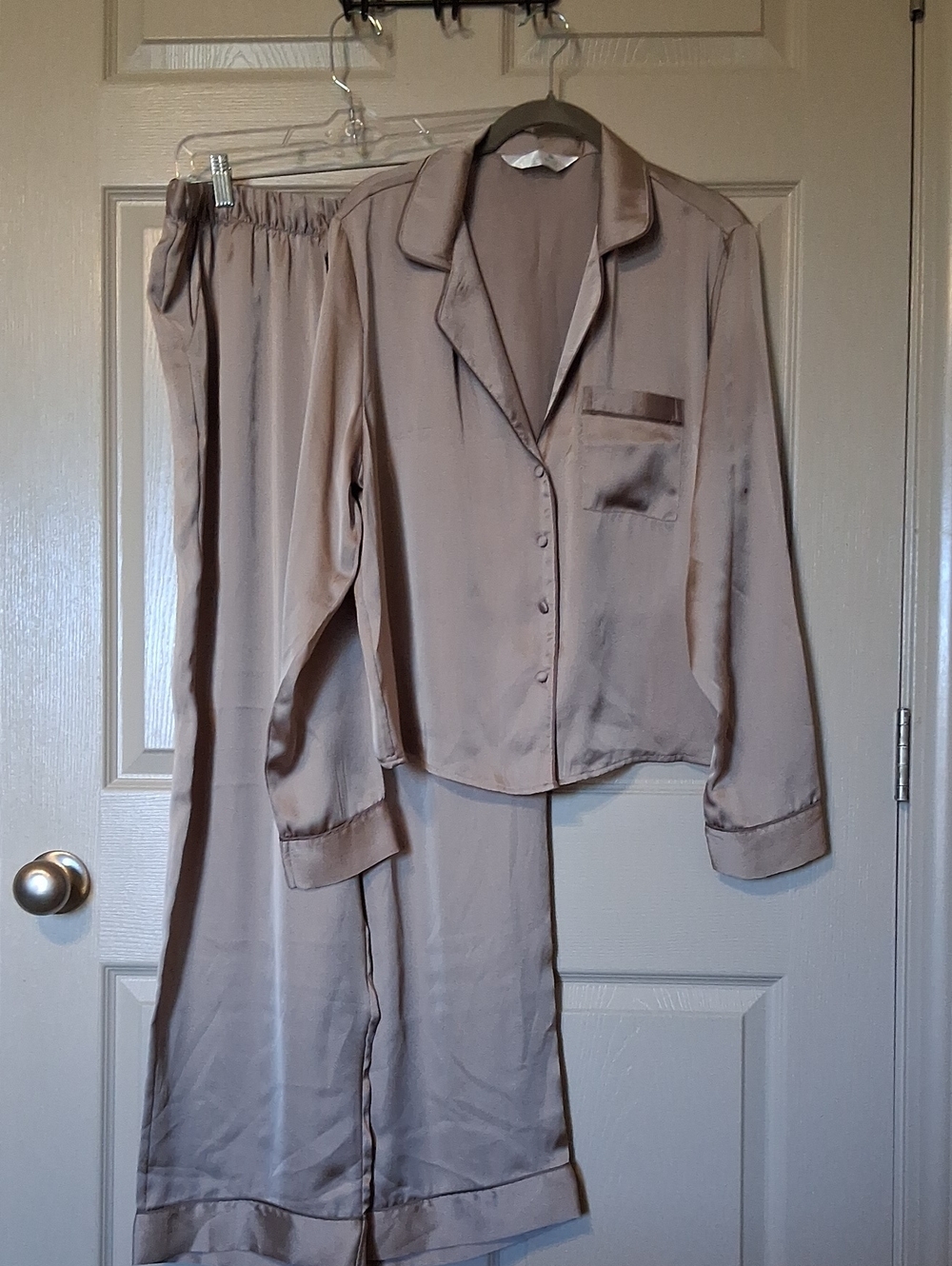 Primark Champagne Satin Pajamas